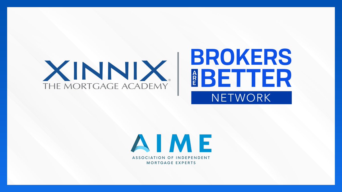 AIMEnational's tweet photo. It's officially official. Welcoming #XINNIX to the #BABNetwork! Utilize this service for all of your training needs, from #processors to LOs, & more, the team at XINNIX builds new talent, fast. Receive an exclusive discount when you use code "AIME2020" 👉🏽 https://t.co/qNMsgBMrRp https://t.co/eOeV9eoapZ