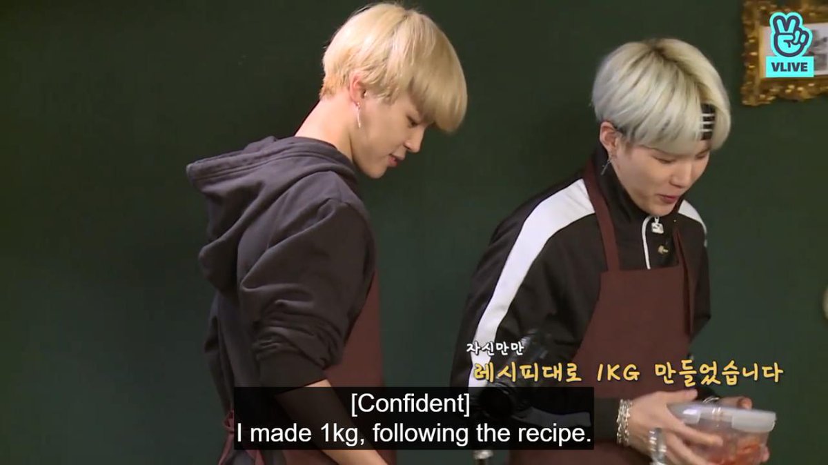 When he is confident in his cooking skills.