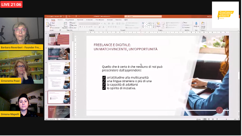 FreelanceNetIT1's tweet photo. Dobbiamo diventare più curiosi del #digitale, conoscere una lingua straniera, sviluppare la capacità di adattarci e lo spirito d'iniziativa
Importante è la #formazione per i #freelance
#EFWeek #EFWeek2020 https://t.co/TPMeW4Ps1M