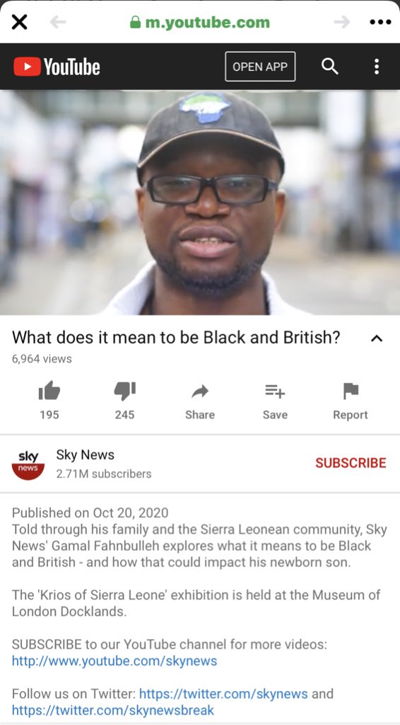 @Black_Supahero .... I have you seen this documentary on Sky News YouTube channel. I just watched it and am happy to see that you are very energetic in pushing forward our culture, Sierra Leone will always be grateful and proud of you. #SaloneTwitter #freetown https://t.co/jEgE7Ht0OC