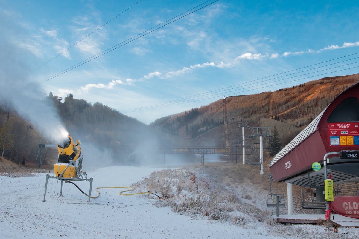 PCski's tweet image. Snowmaking is underway! We are officially one snowier day closer to opening day. #EpicTogether