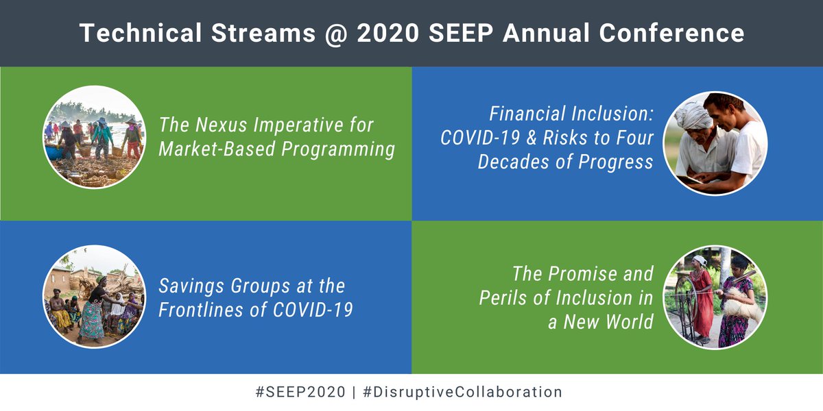 Découvrez notre sélection parmi les nombreuses sessions prévues à l'occasion de la conférence annuelle du réseau SEEP ! Rendez-vous du 26 au 30 octobre. 
▶ bit.ly/2Ti4Vyf ◀

#SEEP2020 #DisruptiveCollaboration