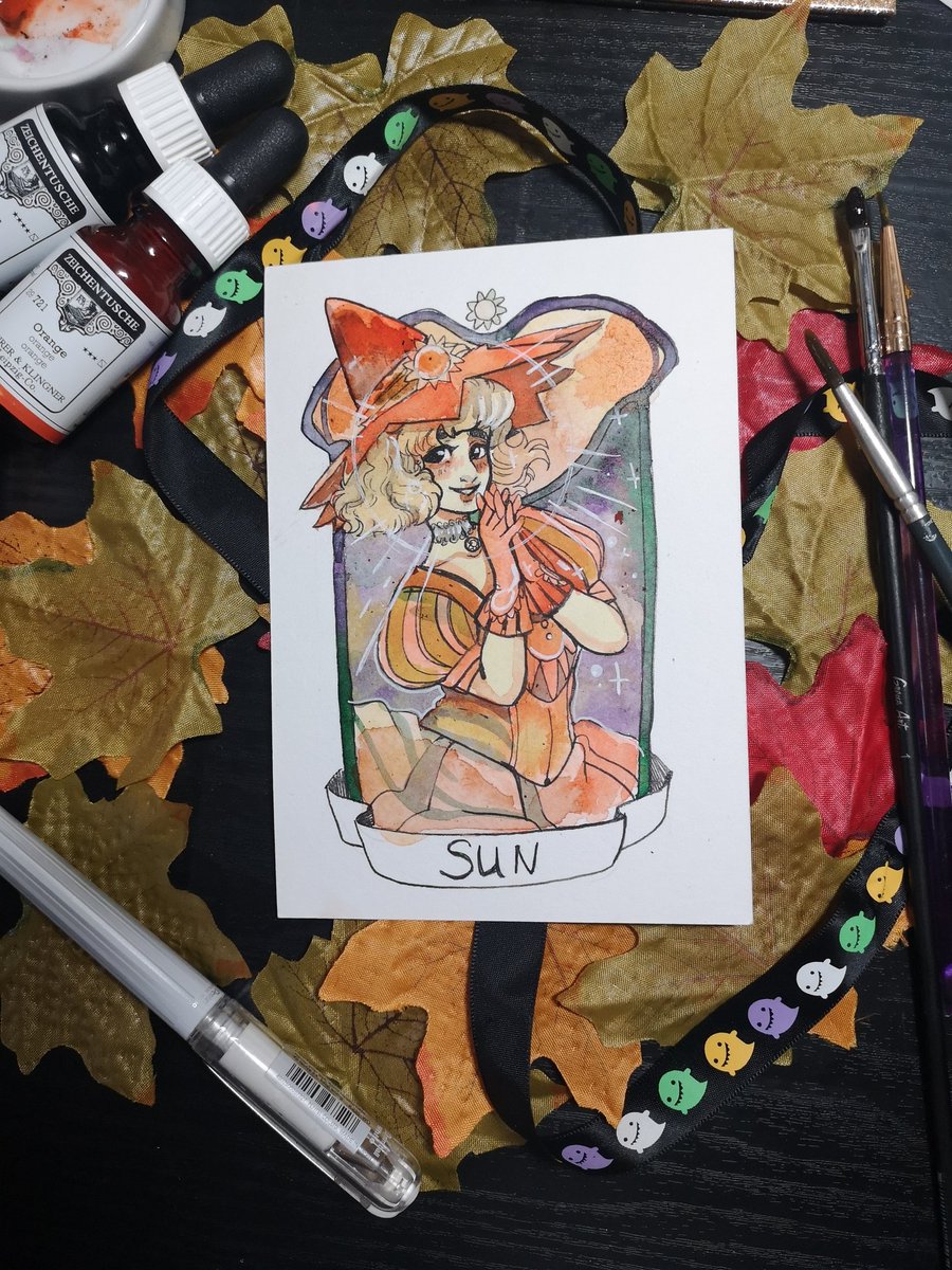 sophiralou's tweet photo. Bright and joyful sunny is the Ray of sunshine on a dreary day
🎃☀️🌞☀️🎃
Happy #witchtober everyone Today's illustration is inspired by the prompt sun witch.
#Witchtober2020 #illustration #traditionalart #ink #sunwitch https://t.co/5N5kIFLS1p