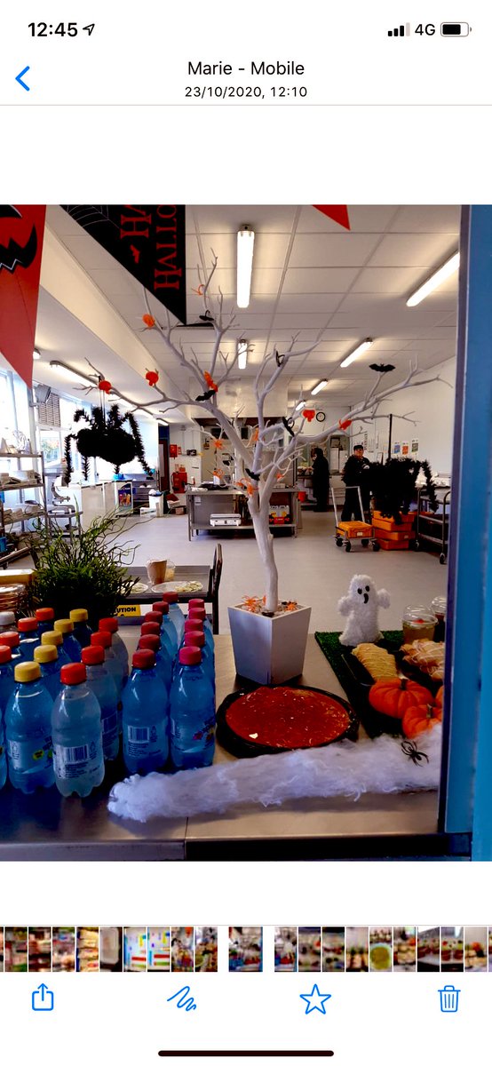 Halloween Fun at Samuel Cody sports college! 👻🎃🍁A special well done and Thankyou to Marie and her team! #schoolmeals #endoftermfun #halloween #SpookyStuff @HC3S6