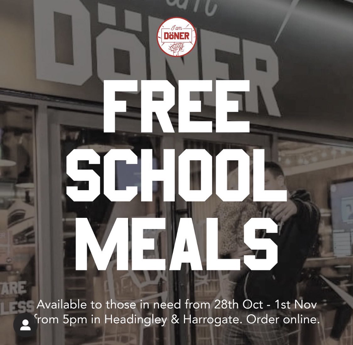 iamdoneruk's tweet photo. Both our Harrogate and Headingley sites will be offering 50 healthy free school meal alternatives per day from next Wednesday (28th) till Sunday (1st). See below for more details &amp; please share to help those who need it. https://t.co/XgtphuxP1T