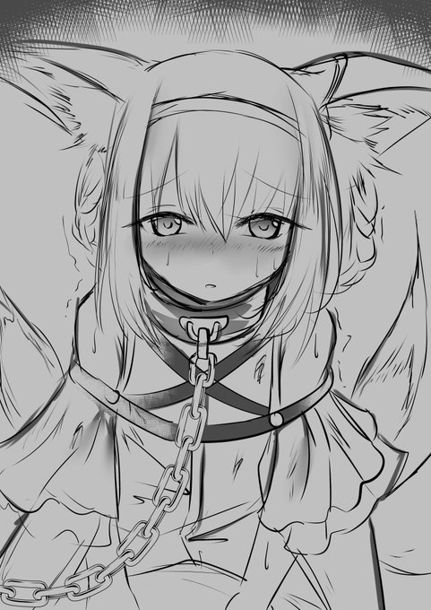 スズランちゃんをいじめる図 