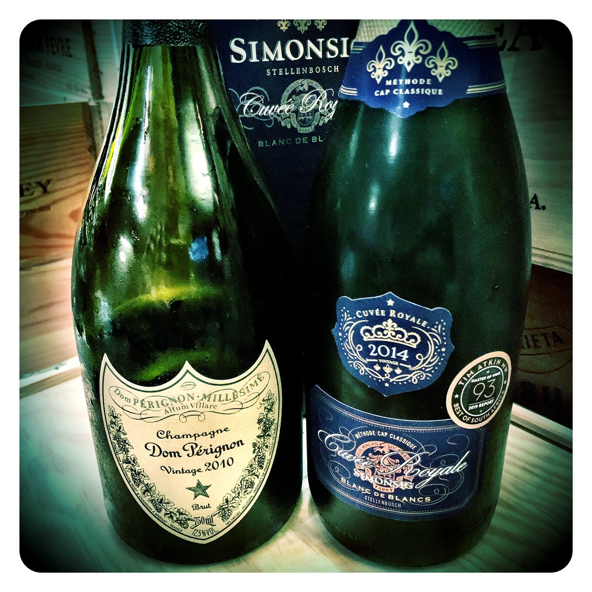Not that I need an excuse on Fine Wine Friday... but apparently it’s International Drink Champagne Day!? So we cracked two of the best including <a href="/LVMH/">LVMH</a> Dom Perignon 2010 and the delicious new <a href="/SimonsigWines/">Simonsig Wine Estate</a> Cuvee Royale Brut 2014! 😘🥂🍾 <a href="/HandfordWines/">Handford Wines</a> <a href="/CapClassiqueUK/">Cap Classique UK</a>