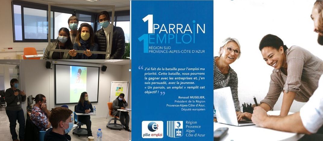 🧩#Unparrainunemploi au Pôle emploi de Grasse avec Marilyne, conseillère entreprise et Nathalie chargée de l'Accompagnement Intensif Jeunes. Nouveau matchning gagnant pour 5 jeunes diplômés. 70% de retour à l'emploi par ce dispositif. Managers devenez parrain ! #Emploi