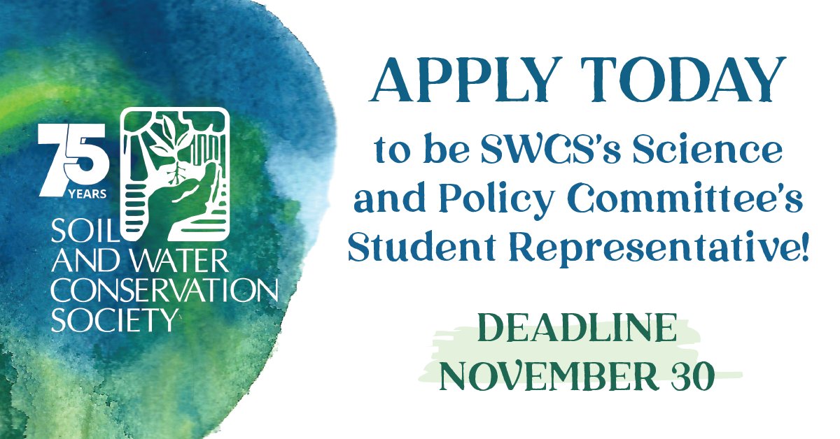 SWCSNews's tweet image. Calling all STUDENTS! Are you always trying to convince your friends to live-stream the House Agriculture Committee meetings? Then have we got a gig for you!  swcs.org/resources/cons… #StudentRep #FutureConservationProfessional