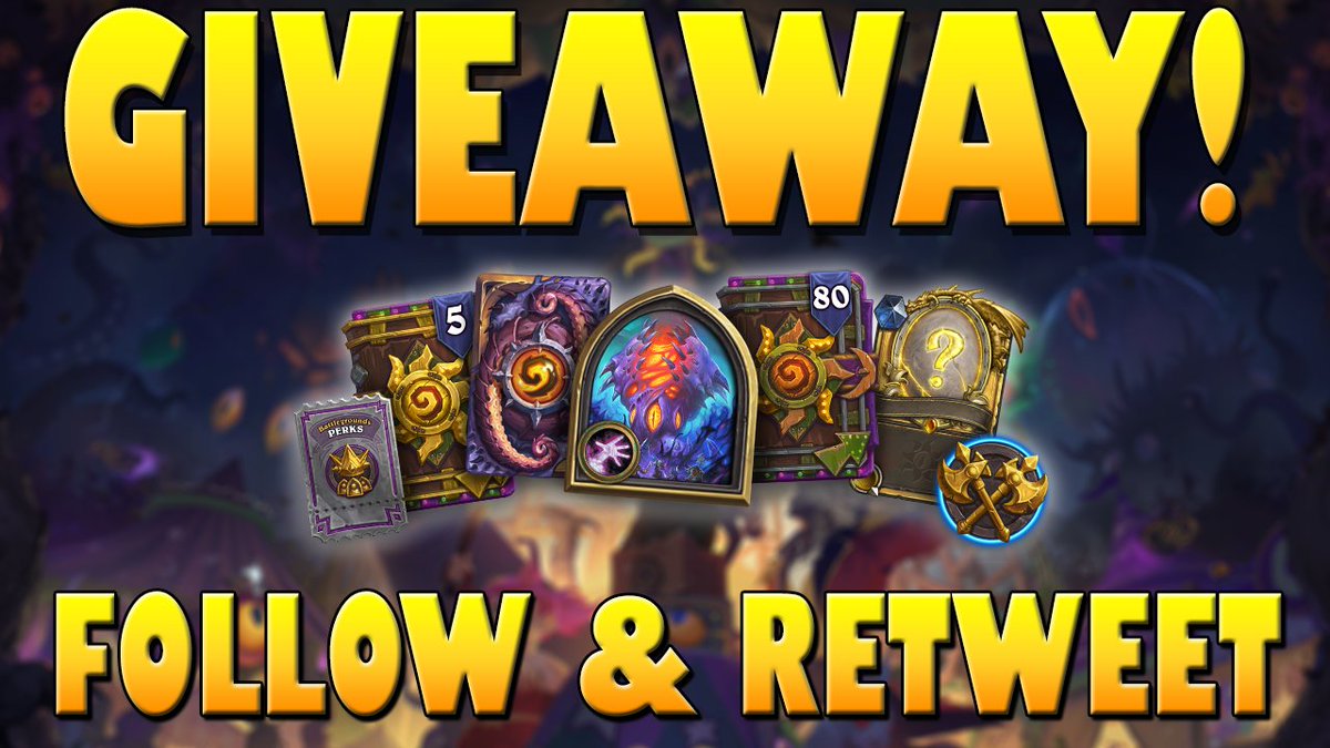 I heard you guys like FREE stuff!

Giving away 1 Darkmoon Faire MEGA Bundle including:
✅80 Card Packs
✅Duels Early Access
✅5 Golden Packs
✅Legendary Card
✅N'zoth Hero
✅N'zoth Card Back
✅BG Perks

To enter:
👉Follow me
📣Retweet this

Winner will be drawn Nov 1st!
