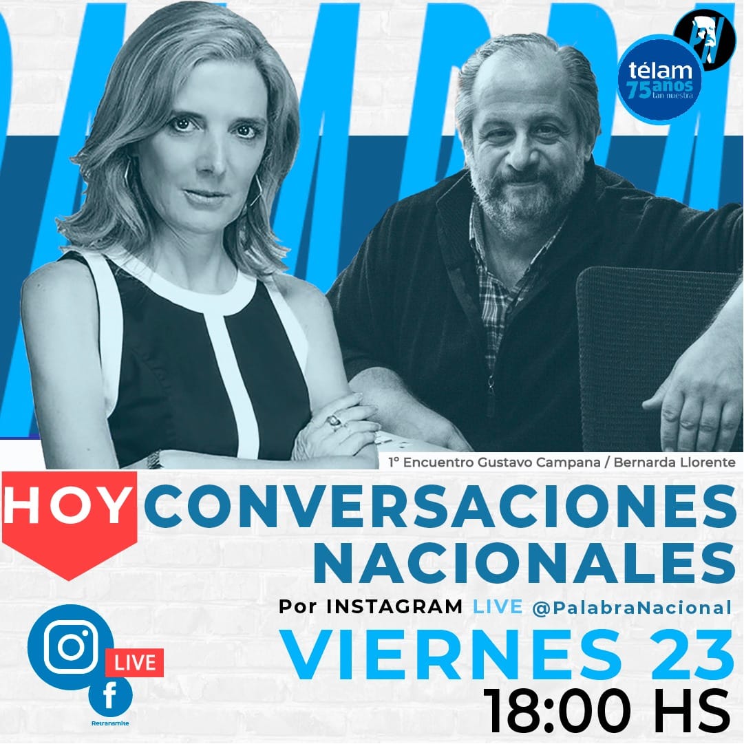 🗣️ CONVERSACIONES NACIONALES 🗣️

Hoy, desde las 18, los invitamos a que disfruten de la charla entre <a href="/gustavowcampana/">Gustavo Campana</a> y <a href="/bernardallorent/">Bernarda Llorente</a>.

La cita está hecha, ¿te sumás?

📲 EN VIVO por instagram.com/palabranacional
💻 RETRANSMISIÓN EN VIVO por facebook.com/PalabraNacional