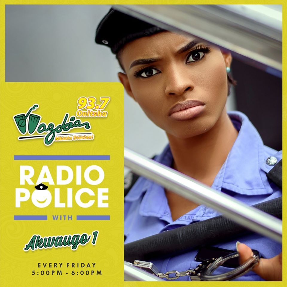 WazobiaOnitsha's tweet photo. #RadioPolice Wit #IGRP @tochi_wazobia 5pm-6pm
#MakeYourStatement: Give Me Update on wetin dey happen for your side.
Who Provoke You? Who Match Your Fundamental Human Right?
Report the Person For Radio Police,
Listen online via www..wazobiafm.com (Select Onitsha)
#IG_Akwaugo1 https://t.co/ZwcAiIPZC5