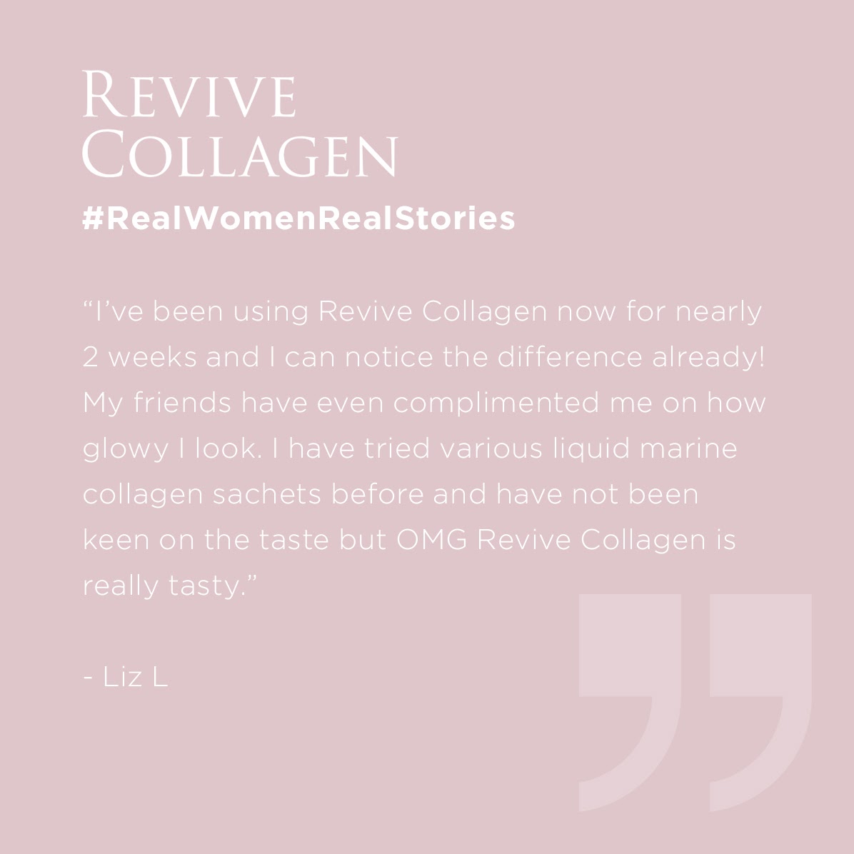 The reviews are in and Revive Collagen is an all-time favourite for its tasty citrus flavour and glowing results. Read more Revive Collagen reviews at revivecollagen.com