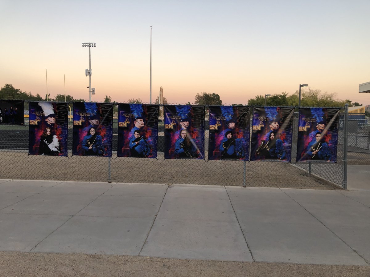 SMHSBandBooster's tweet photo. It’s beginning to look a lot like Football season! Did a big reveal of the posters to the Band Seniors last night and they really liked what Anjeanette Photography did for us this year. #MarchingBand #fridaynightlights #PVSchools #MarchingMatadors https://t.co/WYndJrkMUY