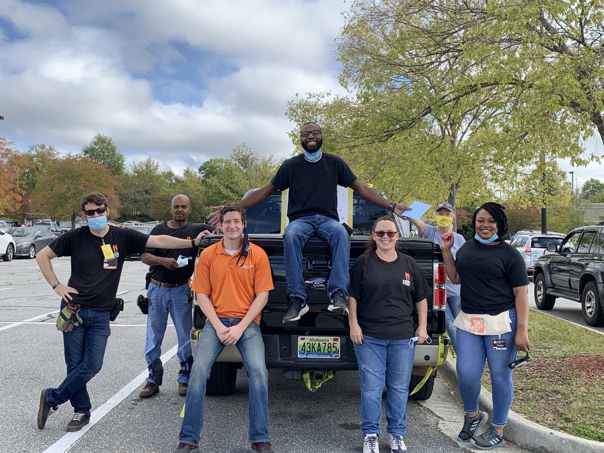 What do you do when one of your MET members is getting married tomorrow?  Bling out his truck!   Congrats Bruce!  💕💕💕 ⁦@Kevinsm302⁩ ⁦<a href="/homedepot816/">Home Depot Tigertown</a>⁩