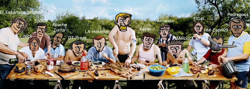 MangalargaH's tweet photo. El asadito después del doparti / after the NT game: barbecue https://t.co/RxQDJBSi4v