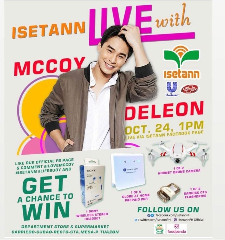 gummy_0710's tweet photo. Here's the link: https://t.co/ArNjkapGRu 😊 Watch d live streaming, like @IsetannPH FB Page & mag comment on d chatbox w/ these #s: #ILOVEMCCOY #ISETANN #LIFEBUOY for a chance to win! Updated kana about @MccoydDeleon panalo ka pa!😊 1PM po yan mamaya. Kita kits!♥️ https://t.co/OWboSrStNc