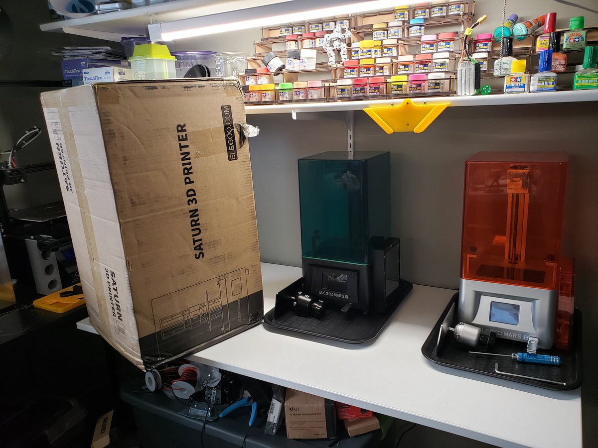 I'm amped!!!! <a href="/Elegoo_Official/">ELEGOO</a> #3Dprinting