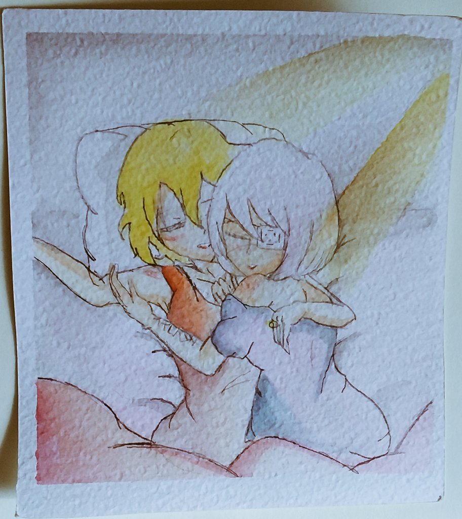 carmine_torres's tweet photo. Morning ...
I wanted to draw some kyosame and I had some watercolor paper that I didn't use...
#魔法少女サイト #雨谷小雨 #きよこさ #イラスト #ilustracion #ArtistOnTwitter #水蓮寺清春 #mahoushoujosite #kosameamagai #kiyoharusuirenji #watercolorart https://t.co/tNGUpbW87p