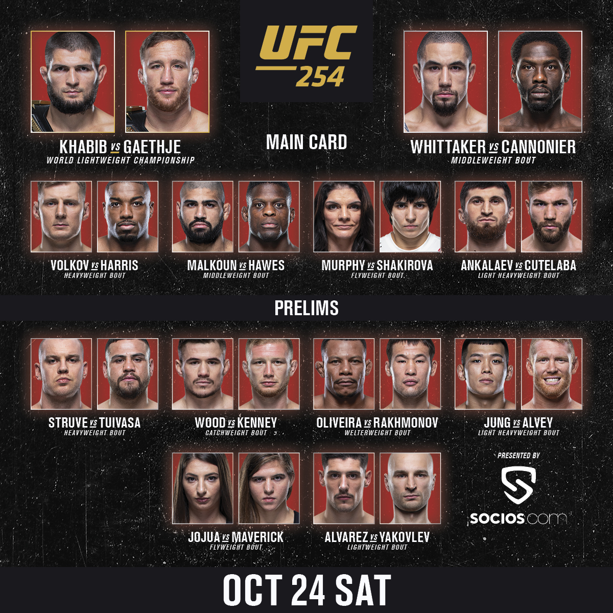 MAKE YOUR PICKS!
Just a few hours until #UFC254 – Who you got?
#InAbuDhabi @VisitAbuDhabi https://t.co/40bxGkP1Q1