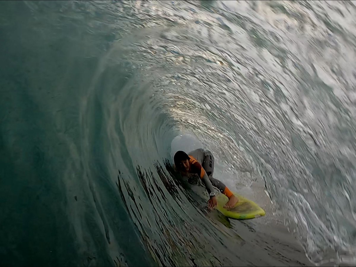 marc555dt's tweet image. barrel… #平塚
#catchsurf #キャッチサーフ #surfing #サーフィン
#NatsumiYamashita #山下夏海 #skimboarder