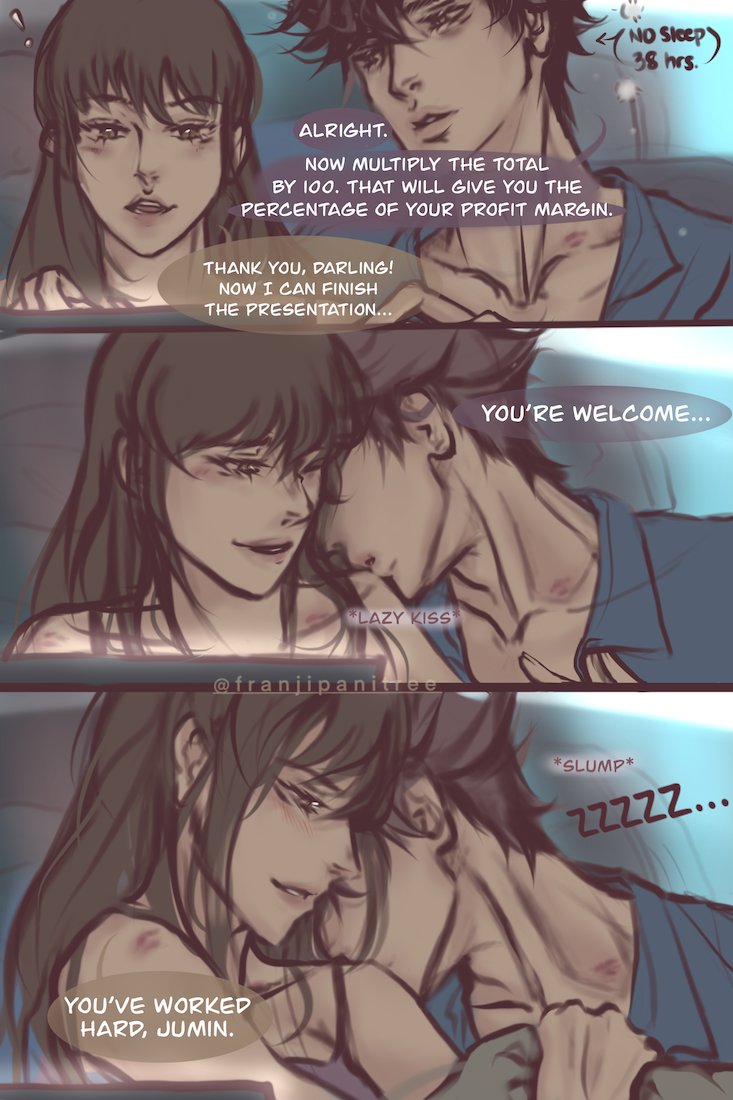 franjipanitree's tweet photo. OCT 23: K.O. 

Getting help for your presentation from one of the best at business. Jumin's business acumen: I live for it.💜🥺

#mysticmessenger
#juminmonth https://t.co/RGNOVFWcSw