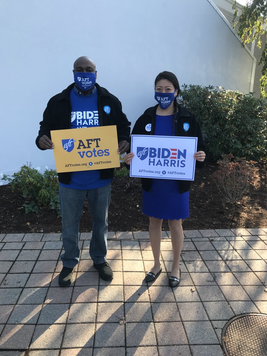 Make your voice heard! BTU is ALL IN to elect @JoeBiden and @KamalaHarris to the White House on November 3rd. Check out all of the opportunities to get out the vote at btu.org/btuvotes! #BTUvotes #BTUAllIn