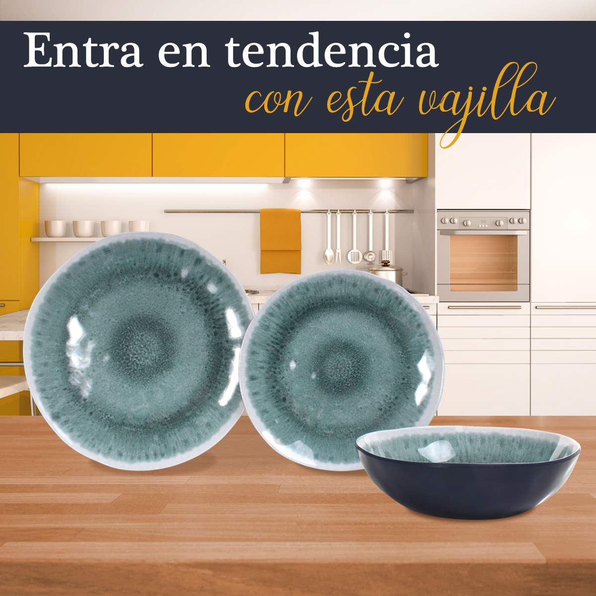 Entra en tendencia con esta vajilla
Mod.Loft story 20
Vajilla de melamina.
Juego de 12 piezas.
Incluye:
-4 platos trinche.
-4 platos ensaladeros.
-4 bowls.
Adquiérela aquí:
whatshome.net/link/store/ROOT