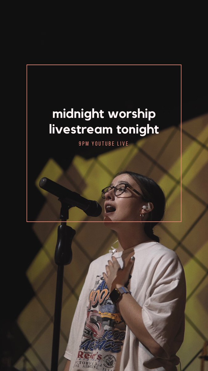Join us for another night of worship at 9pm on YouTube! #MWAtHome