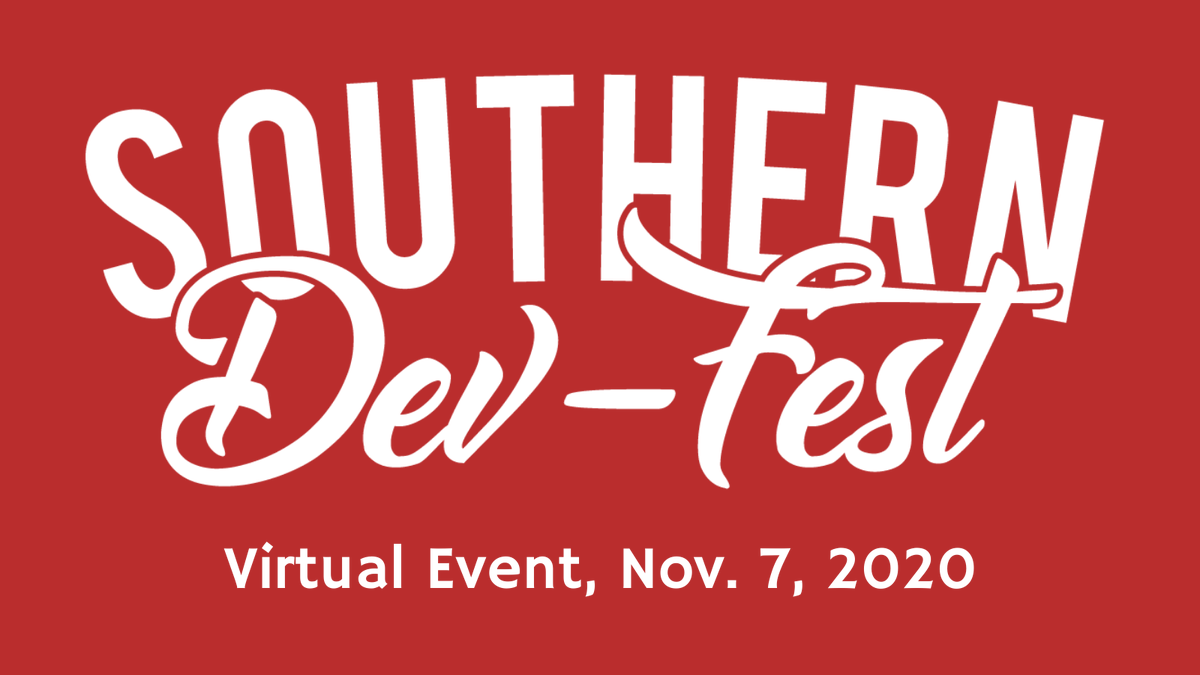 Join the #GDG Southern Region for a virtual developers conference November 7

More info at SouthernDevFest.com 

#DevFest #SouthernDevFest