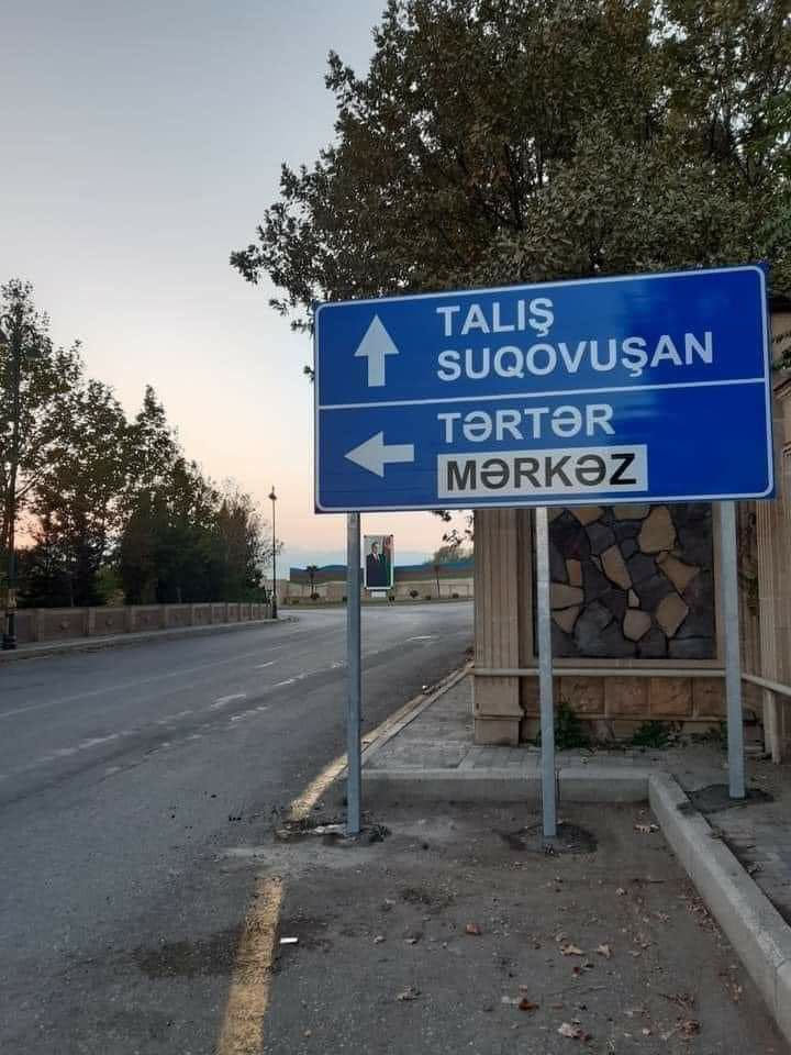 ArzuHuseynova96's tweet photo. #Azerbaijan has renewed road signs leading to #Karabakh #Azerbaijan
One day, we will renew roads leading to all regions of #Karabakh❤️ #Shusha #Kalbacar #Lachin #Qubadli #Xocavand #Xankendi #Zangilan #Fizuli #Jabrayil #Agdam
All for Karabakh🇦🇿 https://t.co/zfgy7X9sXZ