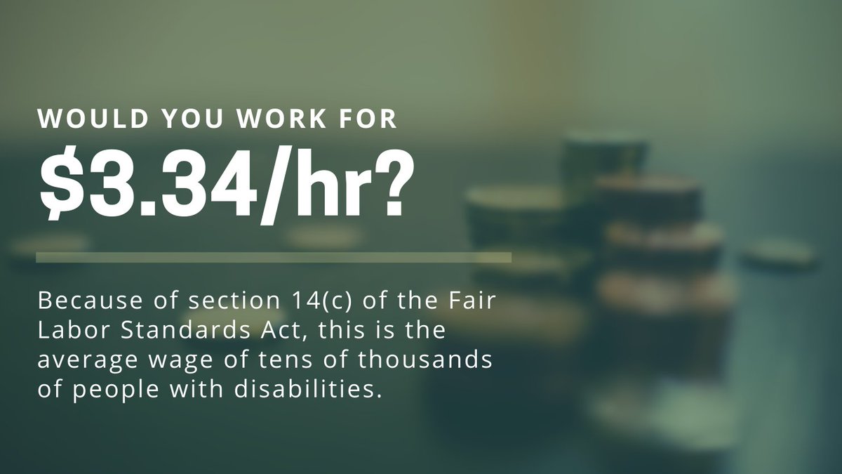 DisabilityRtsNE's tweet photo. Last month @USCCRgov called for the phasing out of #subminimum wage programs for people with disabilities.
Read the report: https://t.co/0KavT7wPPS
#NDEAM75 #EqualPay4OurWork #disabilityemployment #DisabilityRights https://t.co/rHBVlFhqr2