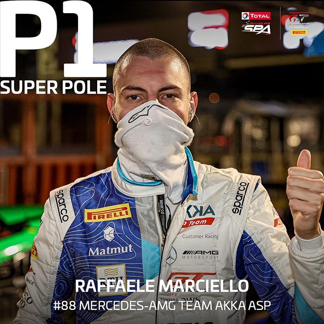 manueldelossa19's tweet photo. Raffaele Marciello se queda con la súper pole para las 24 Horas de Spa. #Spa24h #gtworldcheu #gtworldchallengeeurope #total24hoursofspa #spa24 #spa24hours #24hoursspa #total24hoursofspa #intgtc #intercontinentalgtchallenge https://t.co/Q12l6rNcMx