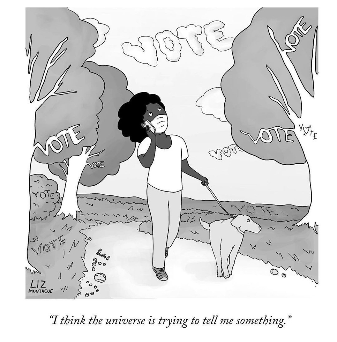 CtznImpchmt2020's tweet photo. This is your sign to send in that ballot, look up your polling place, finalize your plan to vote. Have you voted yet? What's your plan? #CitizenImpeachment2020

#repost @newyorkercartoons
#votingplan #votehimout #sendthatballot #dumptrump #voteblue #voteforyourlife #gettothepolls https://t.co/fL7kTspRVC