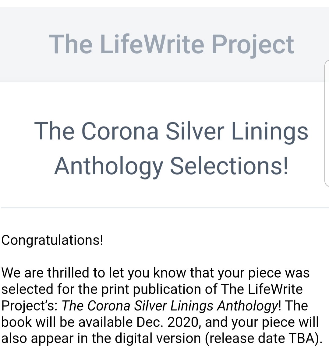 KFluxgold's tweet image. #publishedagain #lifewriteproject #thecoronasilverliningsanthology #youareenough #author #graduationday #2020grads #silverlinings #mentalhealth