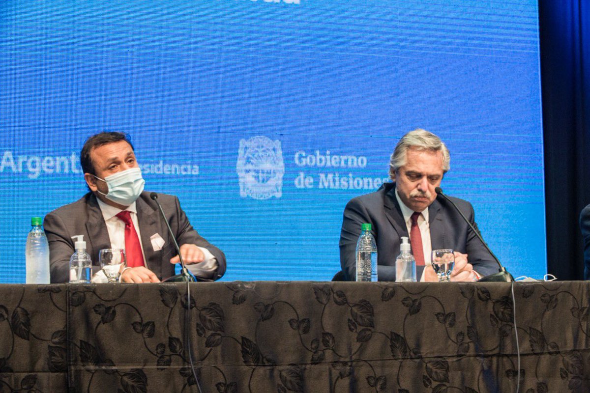 herrerayflia's tweet photo. Inauguramos el hospital de Capiovi, Asfalto que une Capiovi y Ruiz de Montoya, firmamos convenio con Anses, solicitamos la continuidad de la autovia ruta 12 y el tratamiento especial para Misiones como politica de frontera en todo su territorio (polo de desarrollo Misiones) https://t.co/fUrlDhtVOG