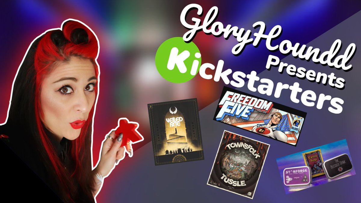 GloryHoundd's tweet photo. Join us as we navigate the Kickstarter gauntlet! Breaking down Veiled Fate, Townsfolk Tussle, Freedom Five: A Sentinel Comics Board Game and Poketto Collection!
https://t.co/NEb38OJrfZ
Kickstarter Board Game Reviews @VeiledFate @ArcaneWonders @PokettoGaming #PanicRoll https://t.co/YRop7aeP5A