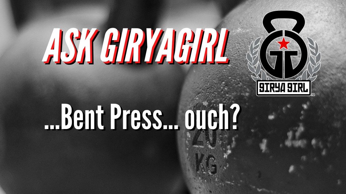 Some interesting questions and thoughts on the #kettlebell #bentpress that came through the Ask GiryaGirl form recently: giryagirl.com/ask-giryagirl-…