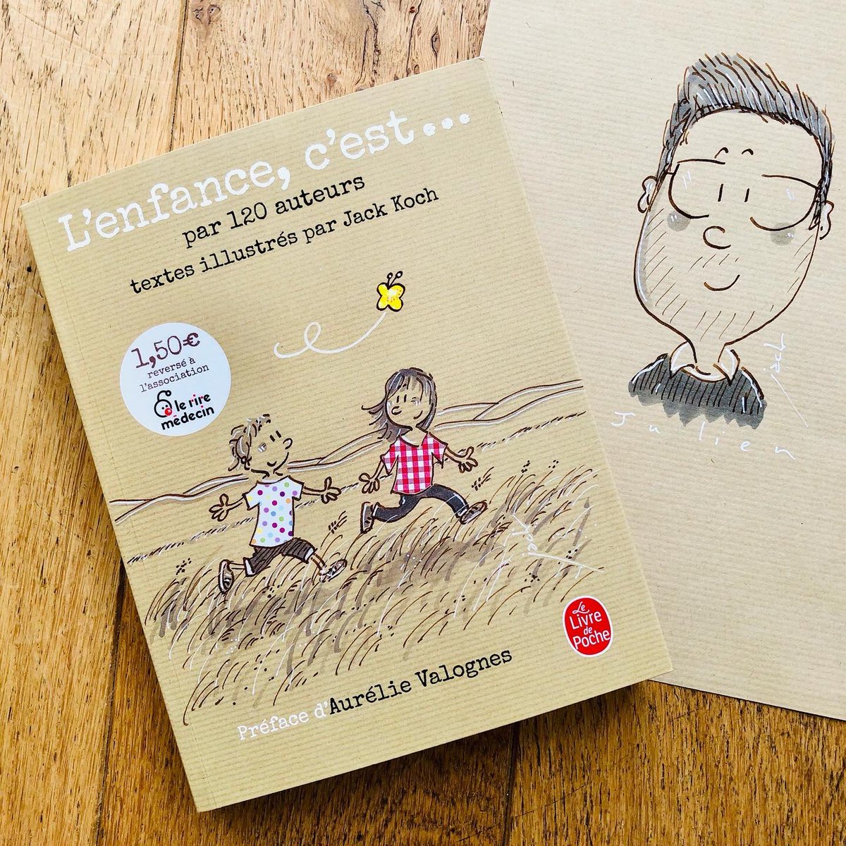 JulienSandrel's tweet photo. #merveilledujour 🌟 Heureux d’avoir participé à ce superbe recueil de @Jackkochdessins autour de l’enfance et au profit de l’association @LeRireMedecin ✨ En librairie le 28 octobre ! 🌟
.
.
#lenfancecest #jackkoch @livredepoche #juliensandrel #livredepoche https://t.co/agbkJkbUba