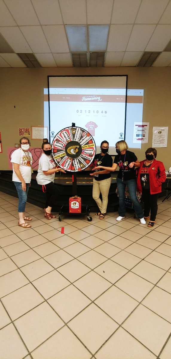 Cobras!  Keep earning that Cobra Cash so you can spin the wheel on Fridays at lunch for fabulous prizes! #cobrapride