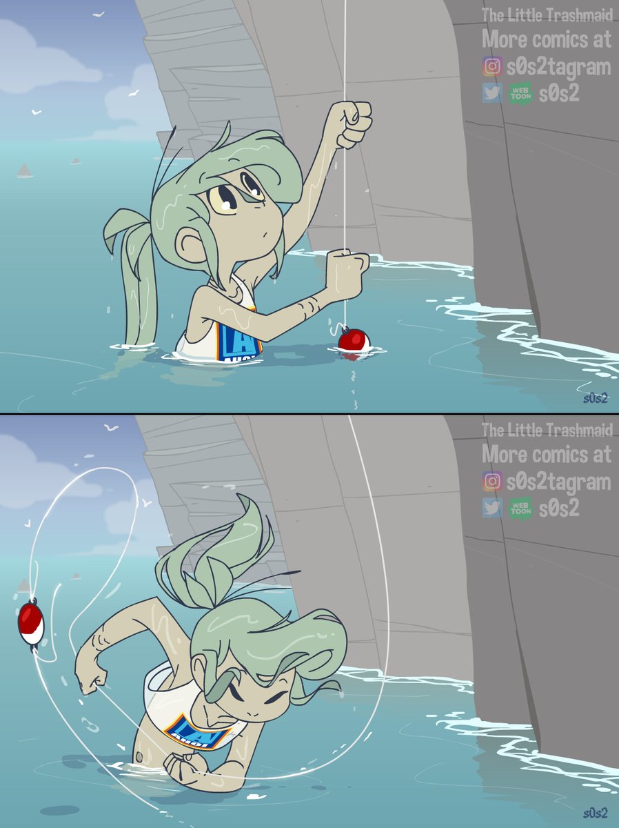 Nice catch ??
#thelittletrashmaid #trashmaid #mermaid #savetheplanet
The Little Trashmaid on Webtoon https://t.co/Gws4MUdvaW
Patreon: https://t.co/g99gvPkZBF