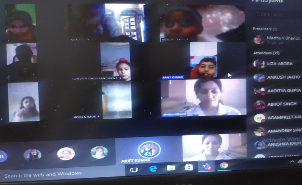 BhanotMadhuri's tweet photo. #remotelearning #class3rd #Hindi #discussion #H2Oproject #videoshown #msforms #ClimateActionED #ClimateChange #TakeActionEdu #Act4SDGs #GlobalGoals #SDGs #microsoftEdu @Prabhjo60556013 @JasmeetReehal @STSWSRAJGOMAL @AjaySyal8 @UsoIndia @unesconewdelhi https://t.co/NBdzH7xSFx
