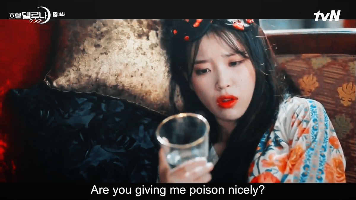 "Are you giving me poison nicely?"