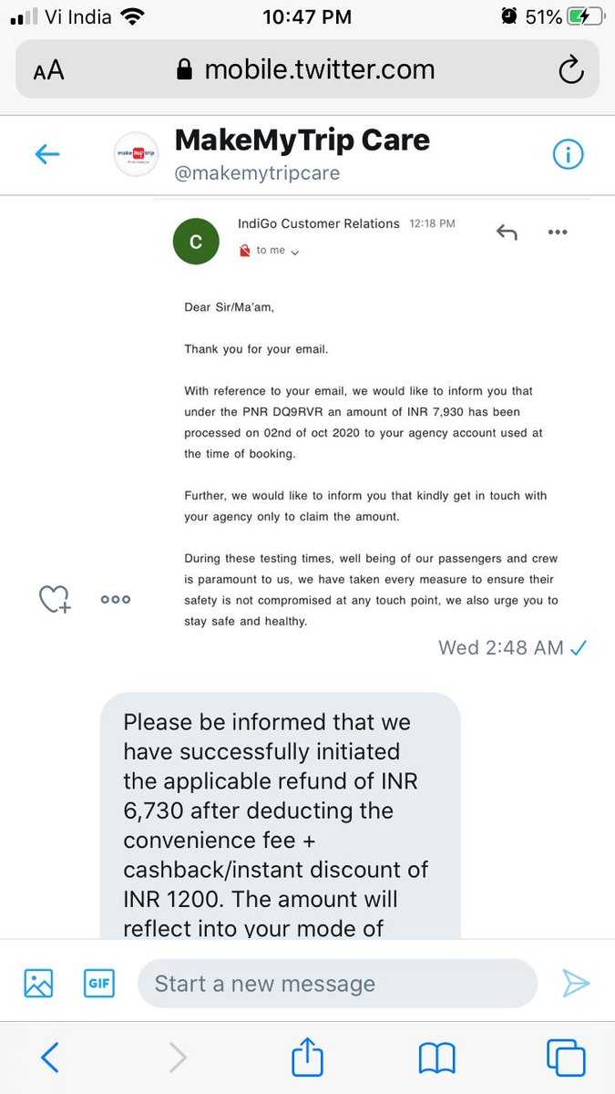 SharmaYogeshK's tweet photo. @goairlinesindia as usual doing nothing, Corrupt Airlines will soon become bankrupt. Why do I have to beg my money? I didn’t cancel flight, you canceled it - still I shouldn’t get fund? Let entire world see @flyspicejet and @IndiGo6E have refunded but @goairlinesindia is Cheat https://t.co/WlZShiXj64