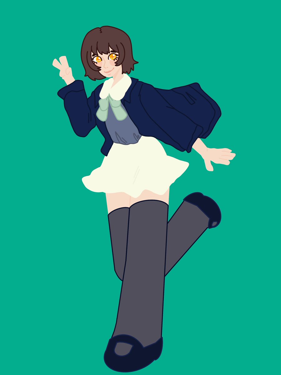 soulzeross's tweet photo. #oc elle redesign !!!!  new colors 🥺👍🏻 to fit her bunny girl online personality https://t.co/Xd59Yz6tSn