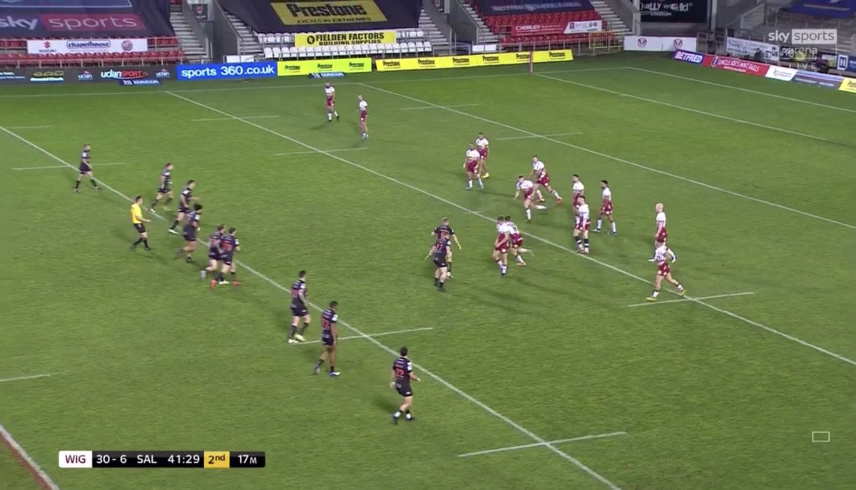 Sports___360's tweet photo. Ourselves &amp; good friends @OfficialSVH pitch side for the live @SkySports clash between @WiganWarriorsRL &amp; @SalfordDevils 🎥🏉 #PerimeterAdvertising #SportsAdvertising #RugbyLeague “We’ve Got Every Angle Covered.” #S36T https://t.co/pPB70lJOzQ