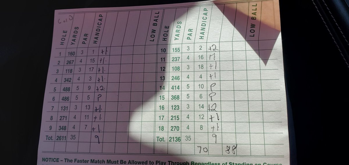 BobbyBakerJr2's tweet photo. Beautiful backdrop for my first ever 88 scorecard  Lakeside country club in Hot Springs, Arkansas. #pingg25 #birthdaytrip #selfcare #golflife #golfing https://t.co/q462kFuMrk
