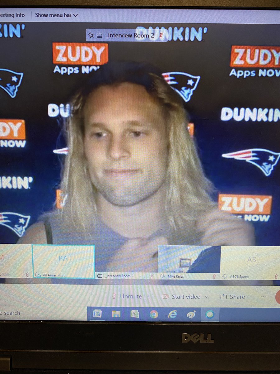 ByMarkDaniels's tweet photo. Chase Winovich: Greetings virtual friends. https://t.co/zNYv2bRHYf