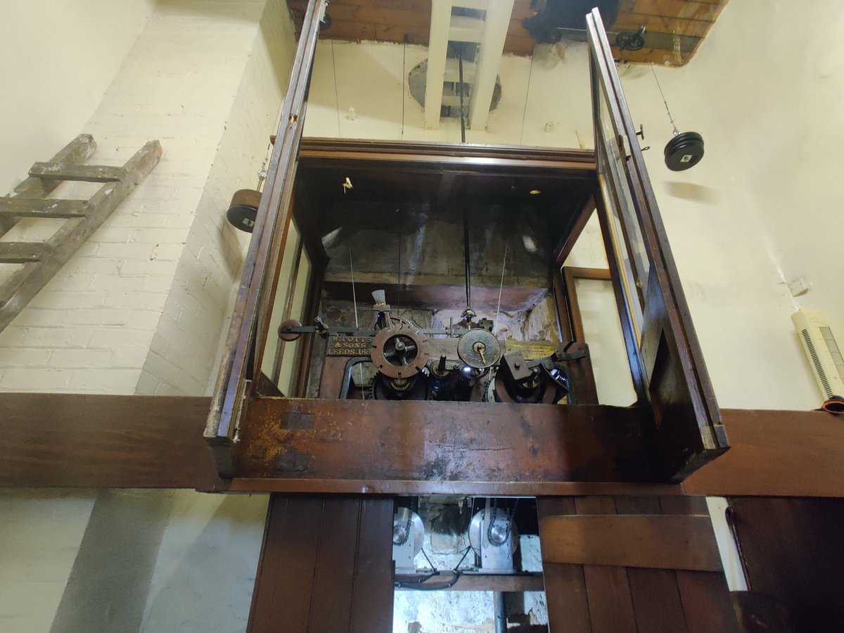 TimeAssured's tweet image. Steve and Mike have been in Conisborough today fitting 2 Automatic windong units to an W. Potts HR strike clock as well as a Pendulum Pegulator to keep the clock at the right time.