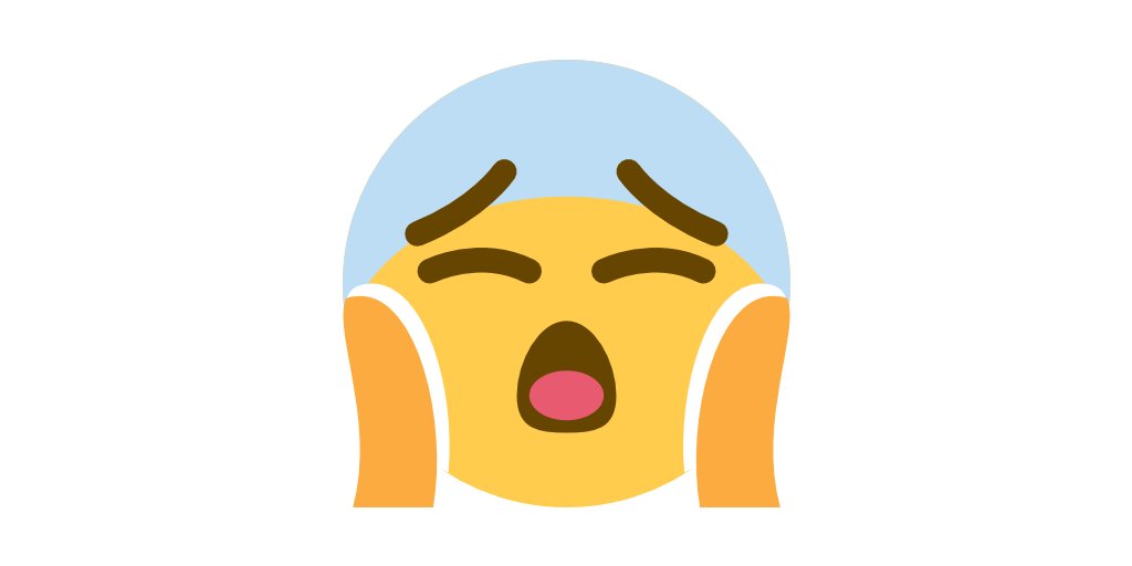EmojiMashupBot's tweet photo. 😭 in-tears + 😱 horrified = https://t.co/tk5rYI2FUj